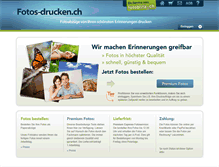 Tablet Screenshot of fotos-drucken.ch